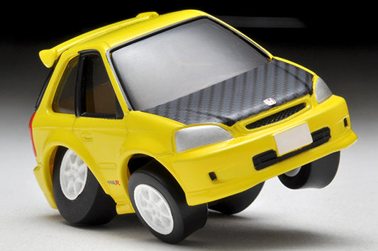 Tomytec Choro Q Zero QS-01a Honda Civic Type R (EK9) Custom Specification (Yellow) Takara Tomy