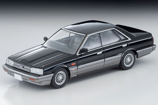 Tomica Limited Vintage Neo LV-N282b NISSAN SKYLINE 4 DOOR HT GTS TWINCAM 24V (BLACK/SILVER) 1986