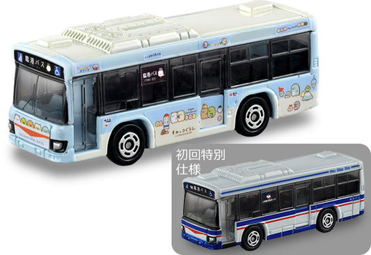 Tomica No.112 Isuzu Erga Sumikko Gurashi x Rinko Bus set of two